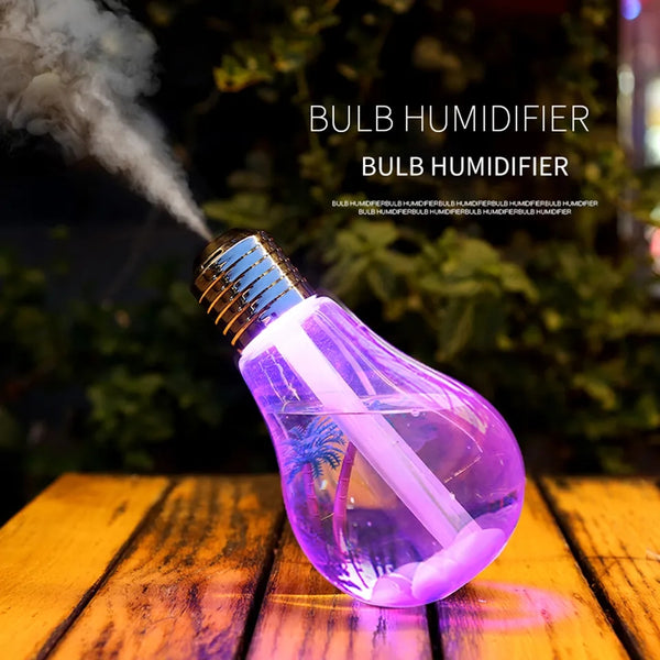 Bulb Humidifier With Colorful Night light
