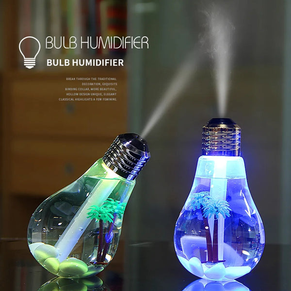 Bulb Humidifier With Colorful Night light