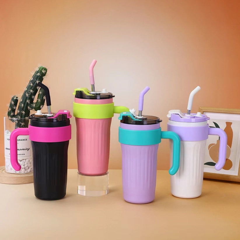 860ml coffee thermos bottle stainless steel hot and cold insulated thermos bottle