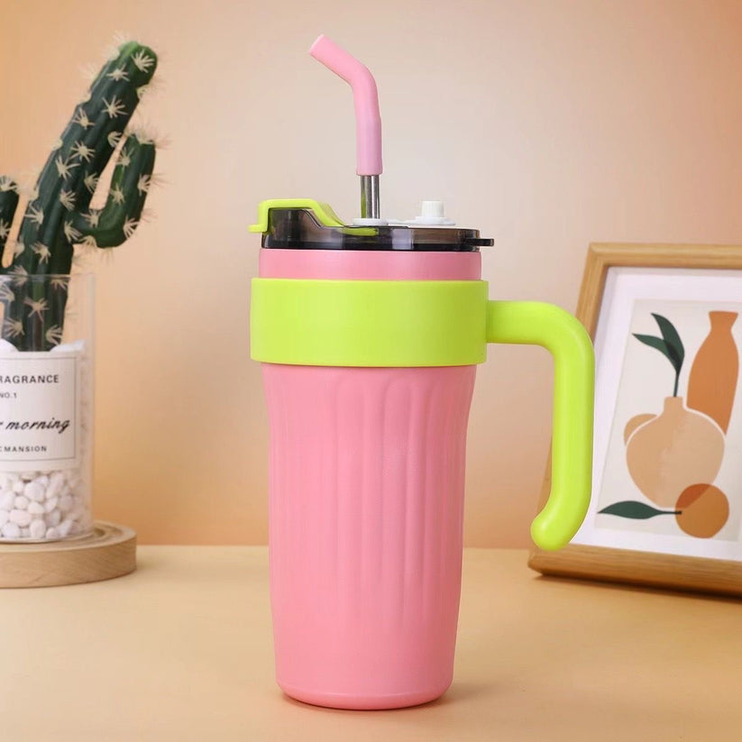 860ml coffee thermos bottle stainless steel hot and cold insulated thermos bottle