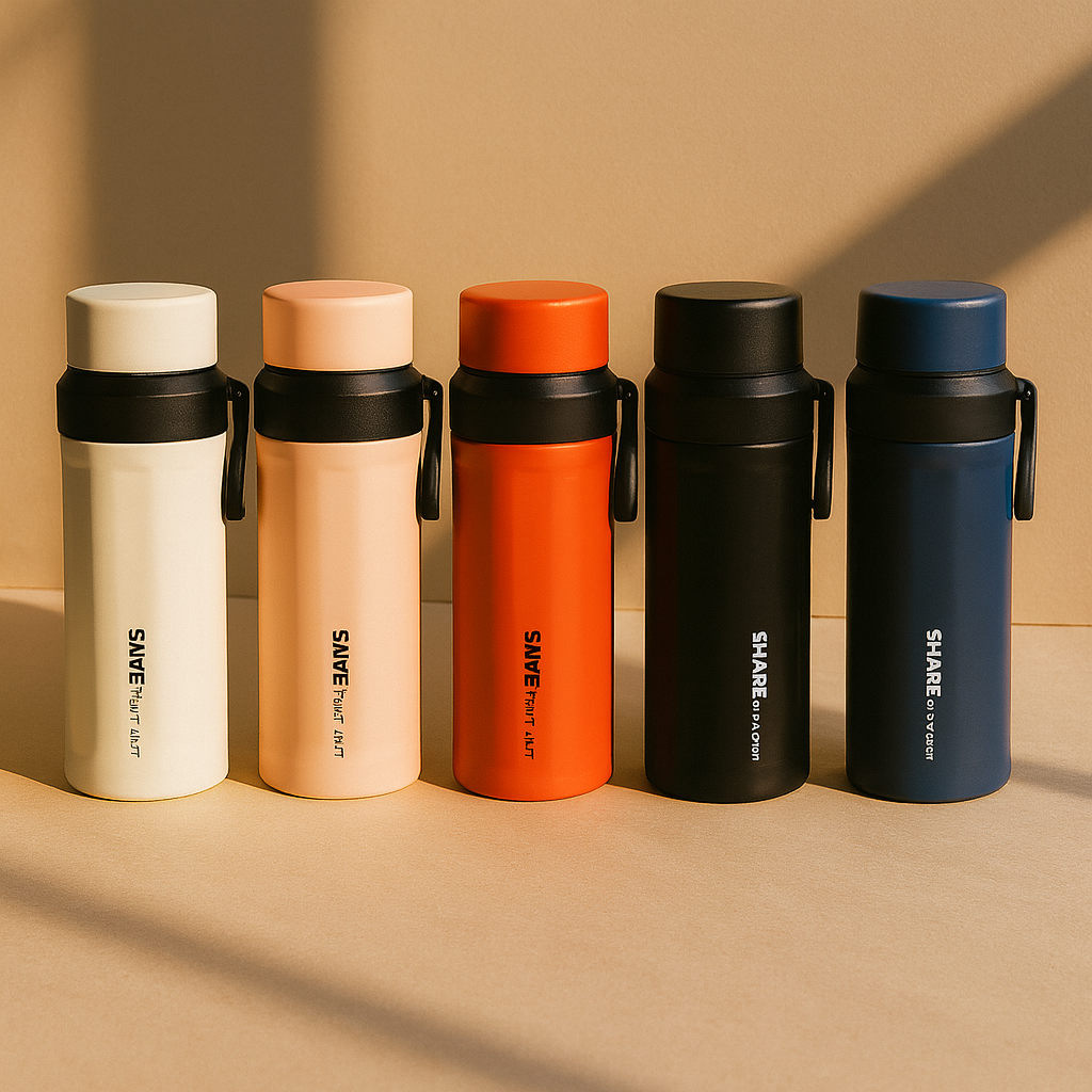 SHUI Minimalist Insulated Water Bottle – Orange