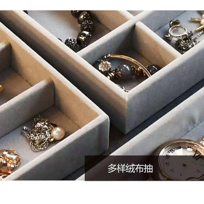 Multilayer Plush Jewelry Organizer
