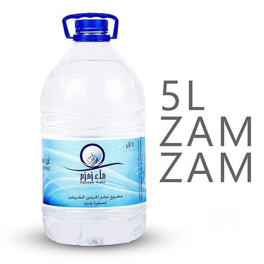 Abe-e-Zamzam (5 liter) bottle With Box || 100% pure & original packaging