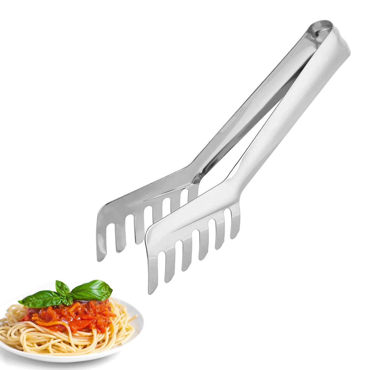Spaghetti Tongs Stainless Steel Durable Elegant Noodles Clip