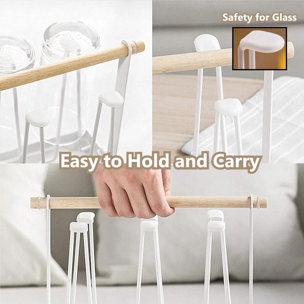 6pcs glass stand with tary