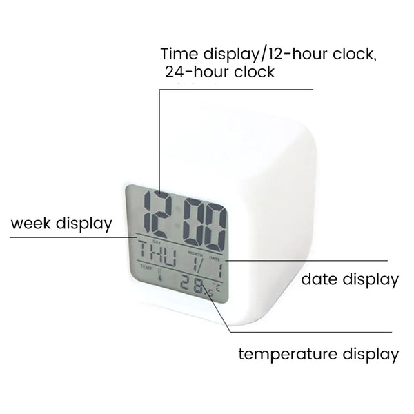 Digital Glowing Alarm Clock
