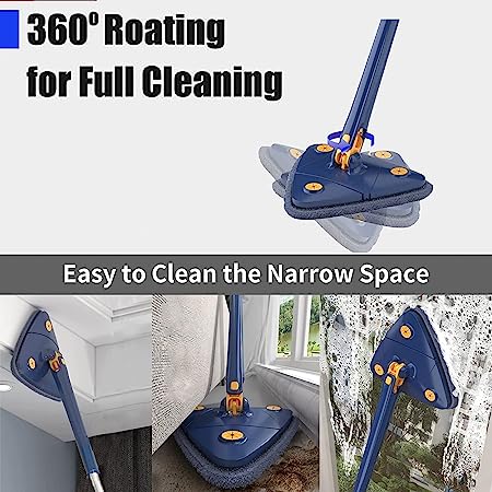 360° Rotatable Adjustable Triangle mop