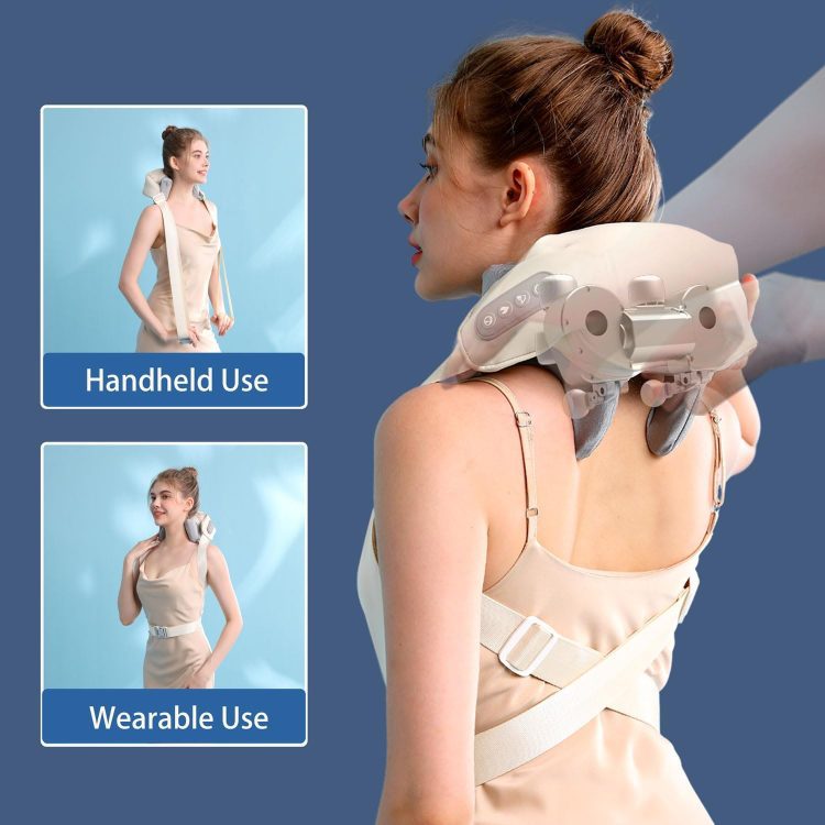 Electric Human-Hand Kneading Squeeze Muscles Massage Pillow
