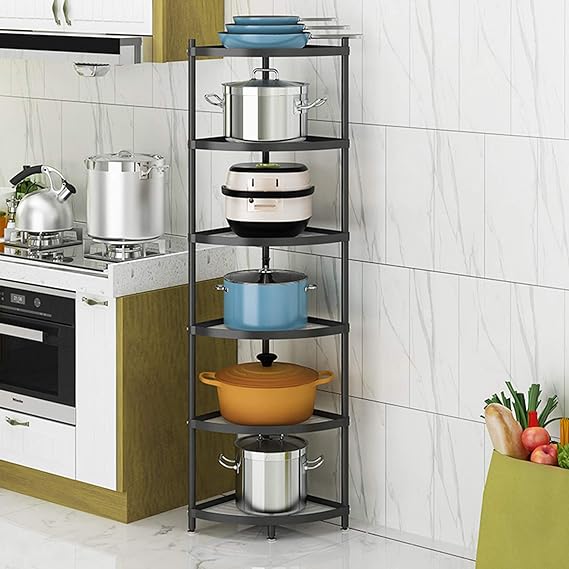 Kitchen Corner Shelf Rack