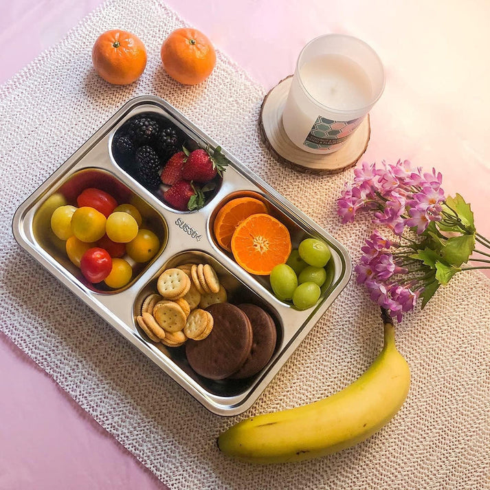 Stainless Steel Lunch Box With Locking Lid