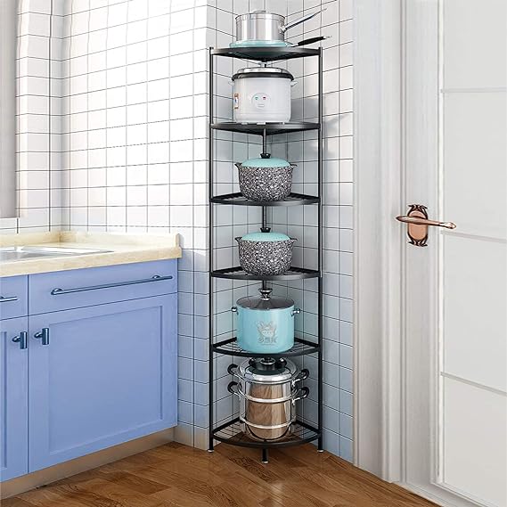 Kitchen Corner Shelf Rack