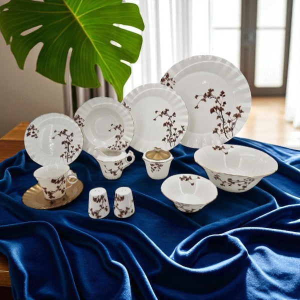 Angela 44 Pieces Ceramic Dinner Set - BRD347