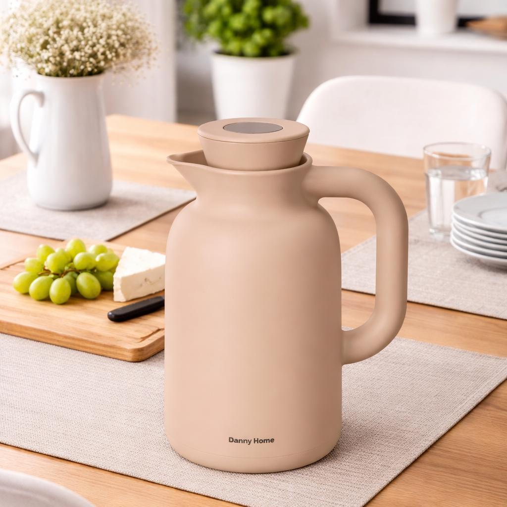 Danny Home Double Wall Glass Vacuum Jug 1.0L