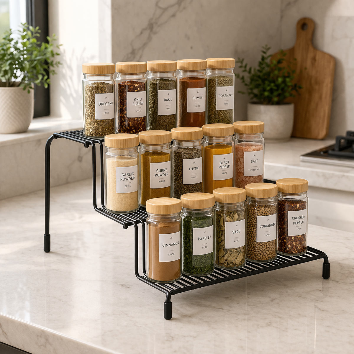 Danny Home 3 Tier Spice Rack 26.5cm