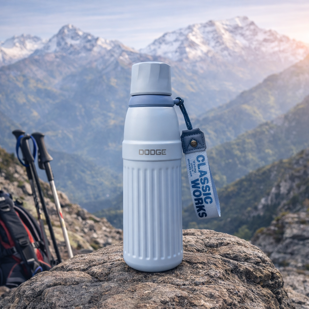 Dodge 600ml Travel Thermos | Ice Blue