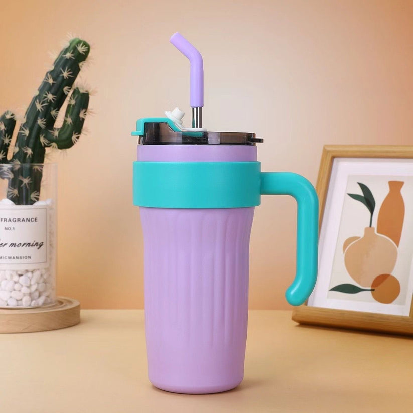 860ml coffee thermos bottle stainless steel hot and cold insulated thermos bottle