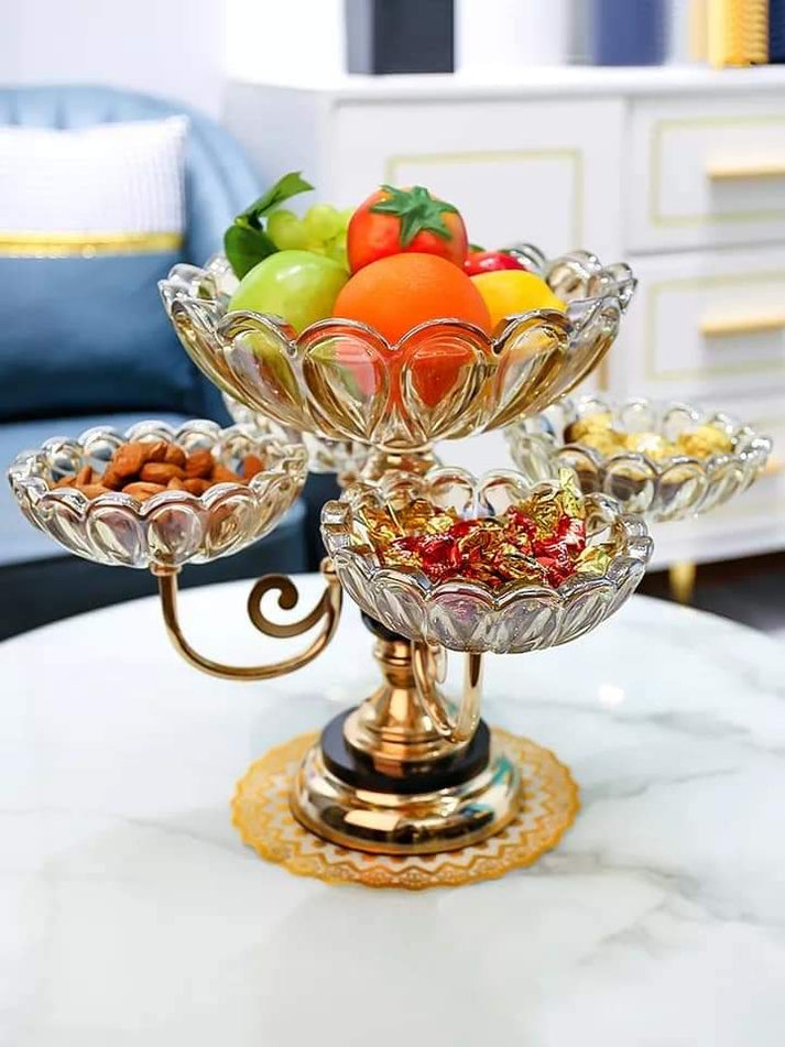 Rotating Dry Fruit Plate Rack