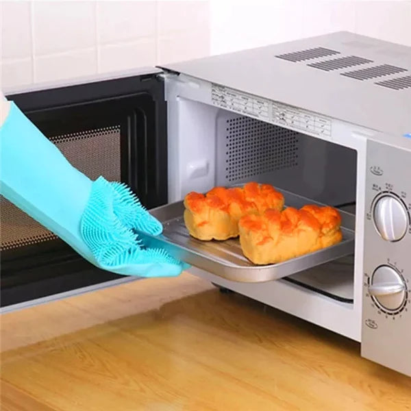Silicone Dish Washing Hand Gloves