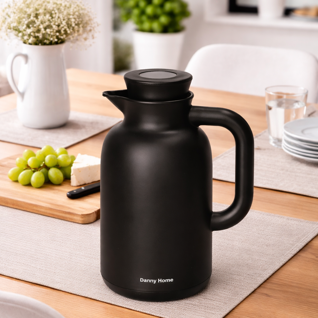 Danny Home Double Wall Glass Vacuum Jug 1.0L