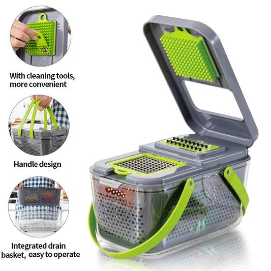 Multifunctional Vegetable Cutter 22 in 1 Fruit Vegetable Slicer