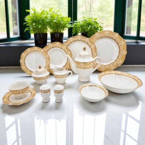Angela 47 Pieces Ceramic Dinner Set - RM256