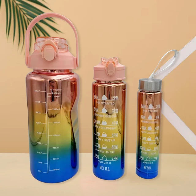 3PCS Sports Water Bottle