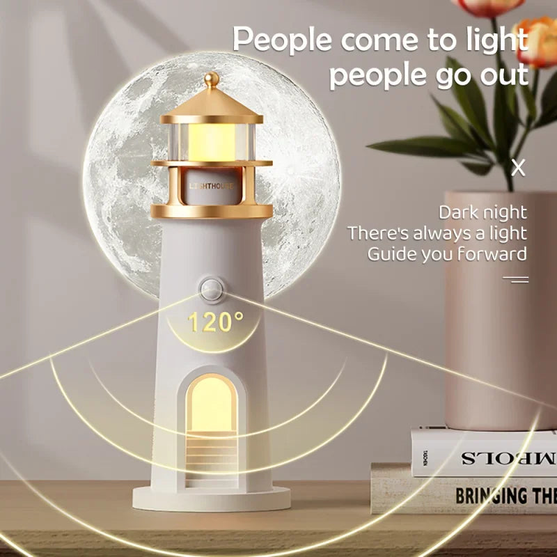 Lighthouse Ambient Light – Moon Projection Lamp