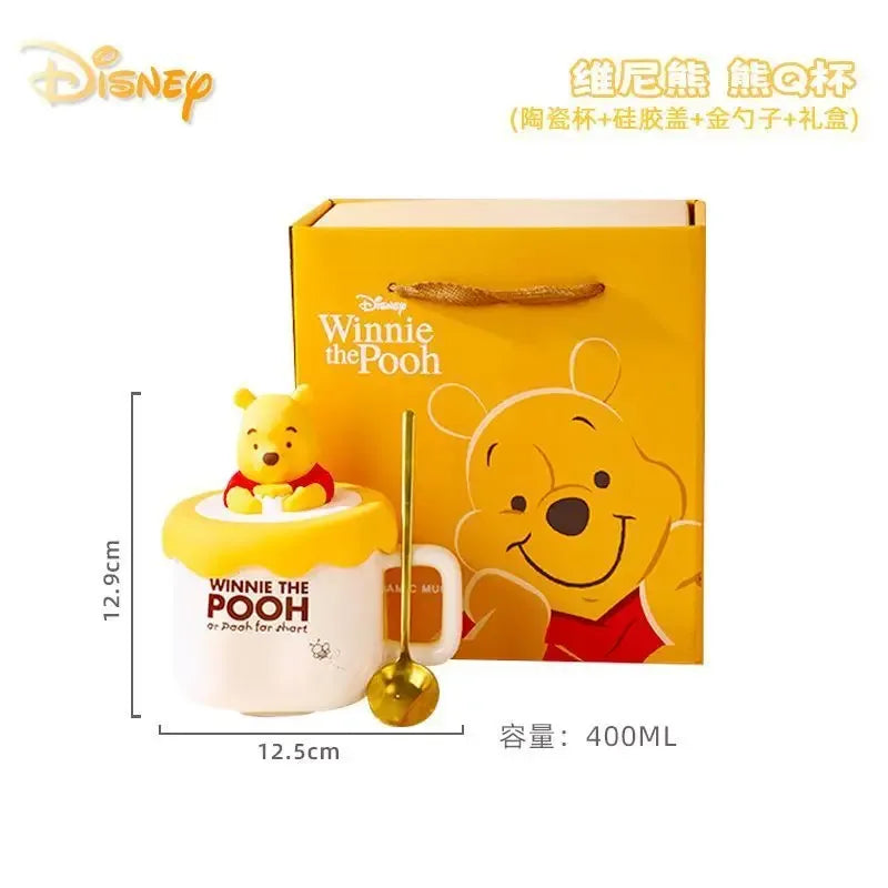 Winnie The Pooh Ceramic Mug Set – Gift Box (Random Design/Each Set)