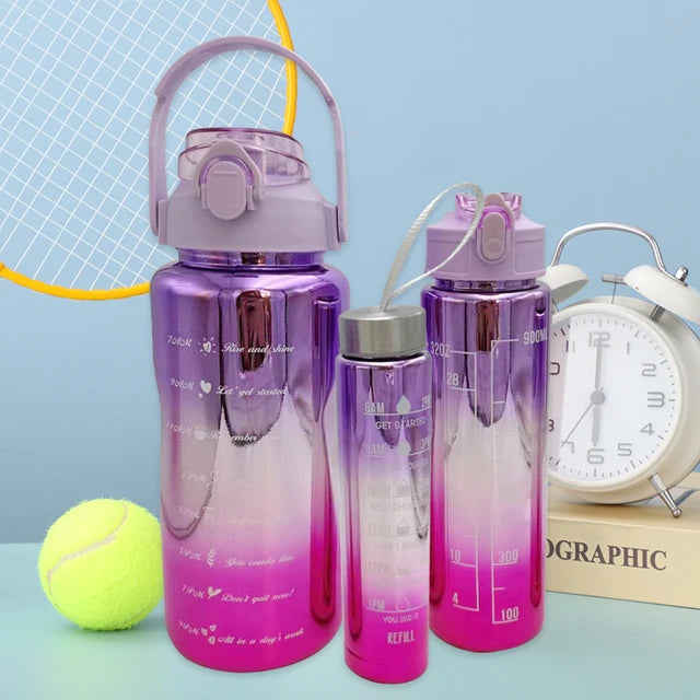 3PCS Sports Water Bottle