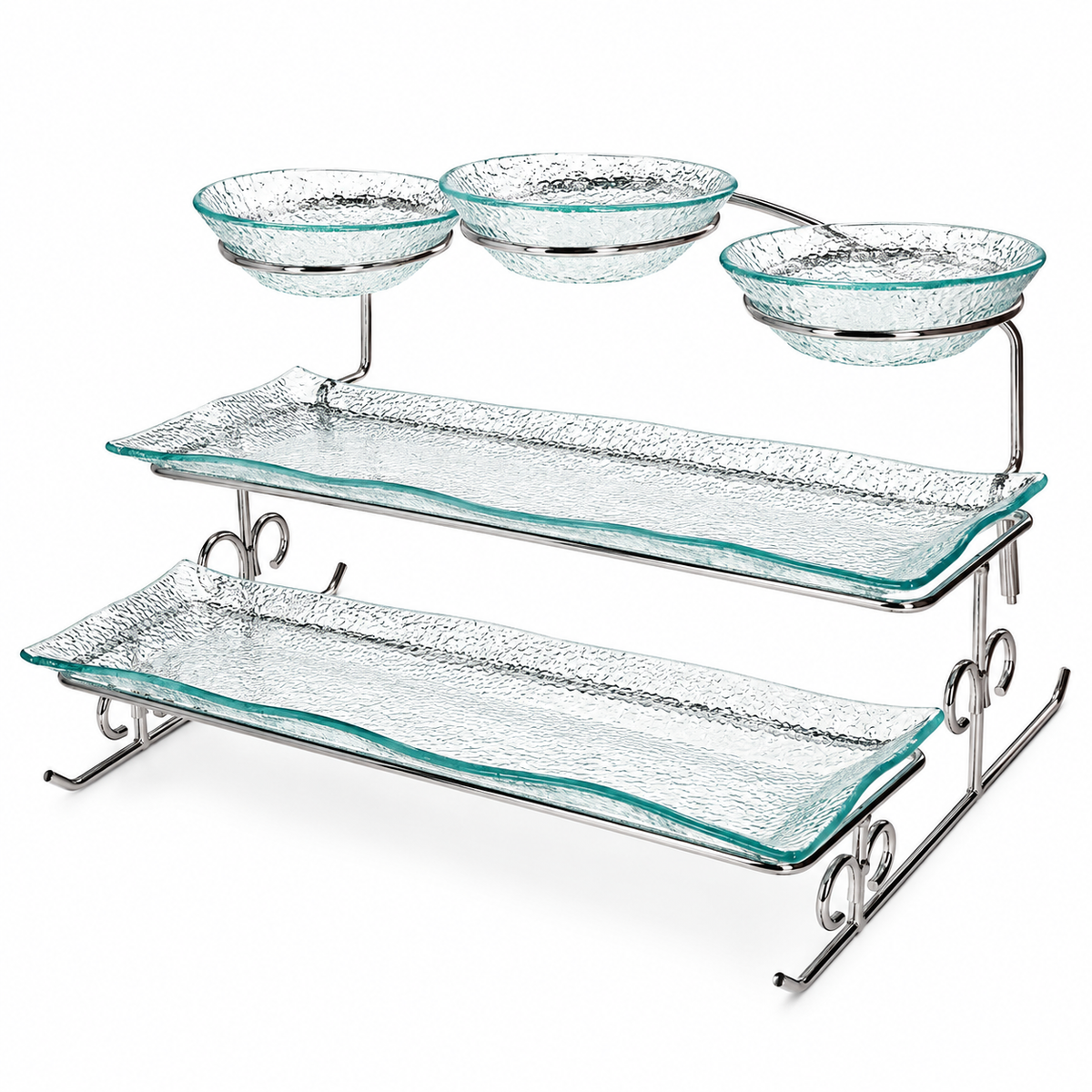 Danny Home Serving Glass Platter Set