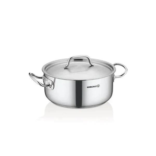 Korkmaz A2738 Proline Gastro Low Casserole 20x9 (Satin)