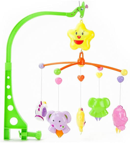 Imported Giraffe Stand Musical Sound Rattle Cot