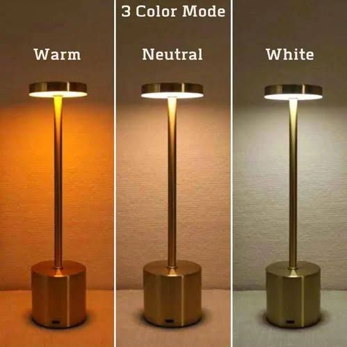 Modern LED Touch Lamp – Rechargeable Minimalist Bedside Light
