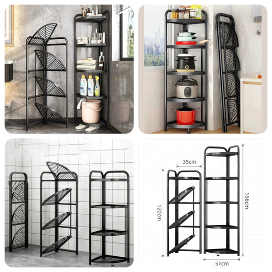 Kitchen Corner Shelf Rack