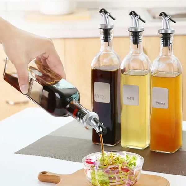 2-piece Glass Oil Bottle