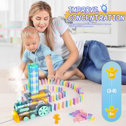 Automatic Domino Train Set (60Pcs)