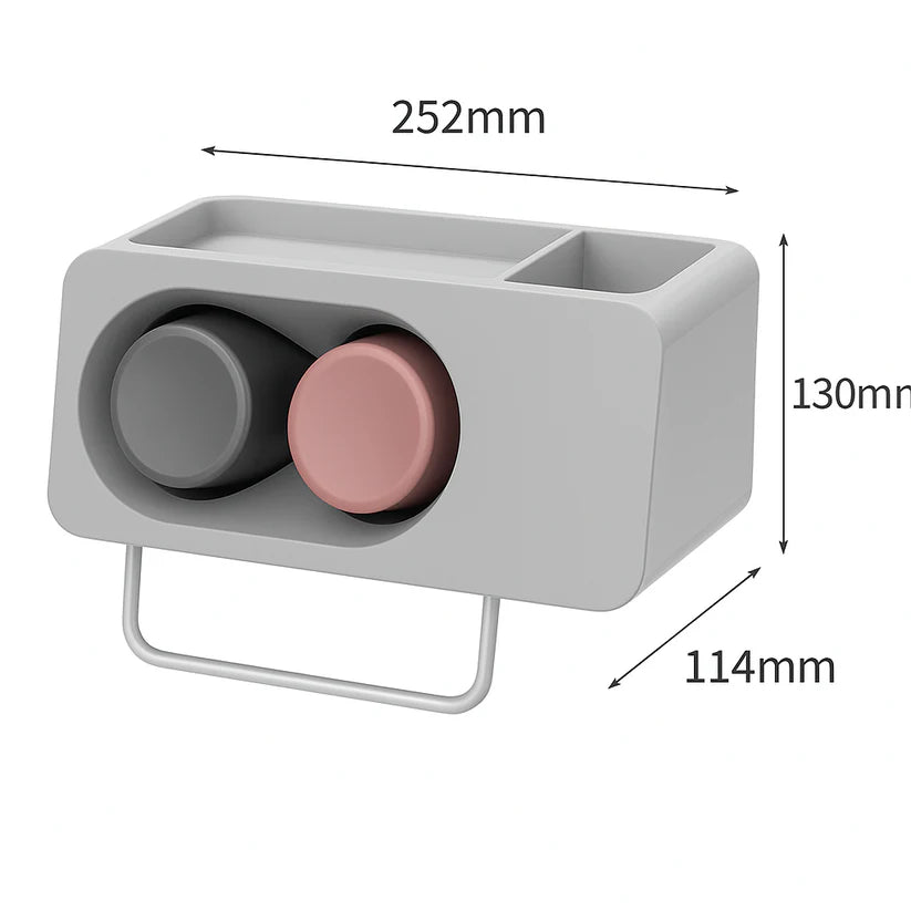 Premium Toothpaste Dispenser – Wall Mounted Bathroom Holder