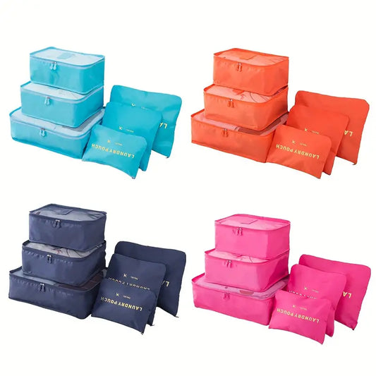 6pcs Travel Luggage Packing Cubes