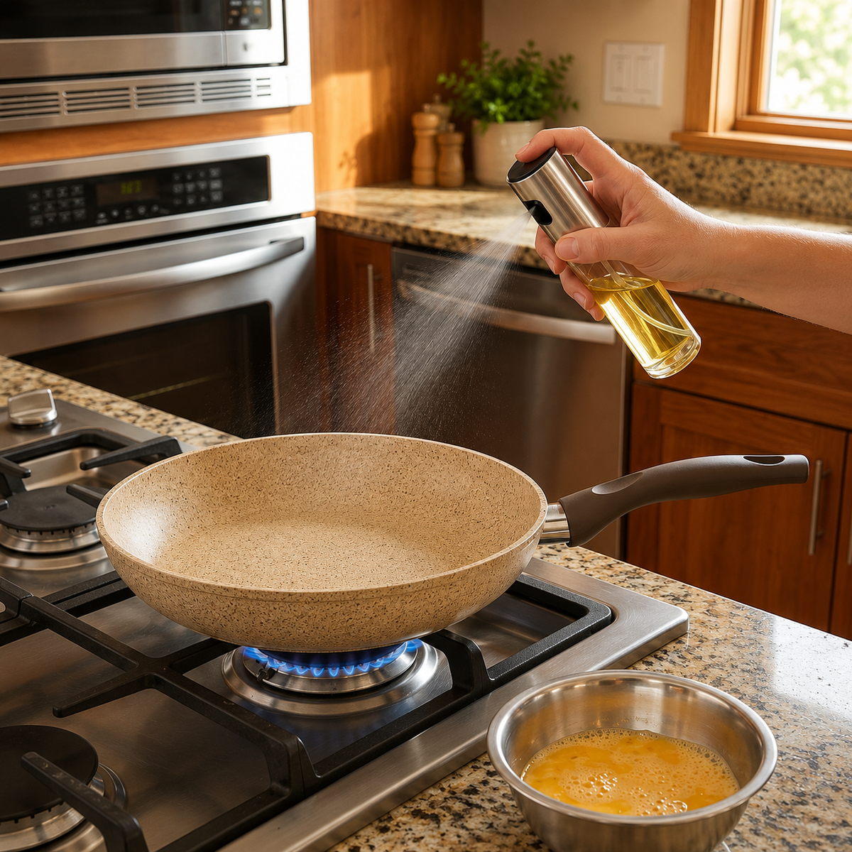 Falez Premium Granite Non-Stick Fry Pan | Made in Turkey | 90% Less Oil | Sizes 20cm – 32cm