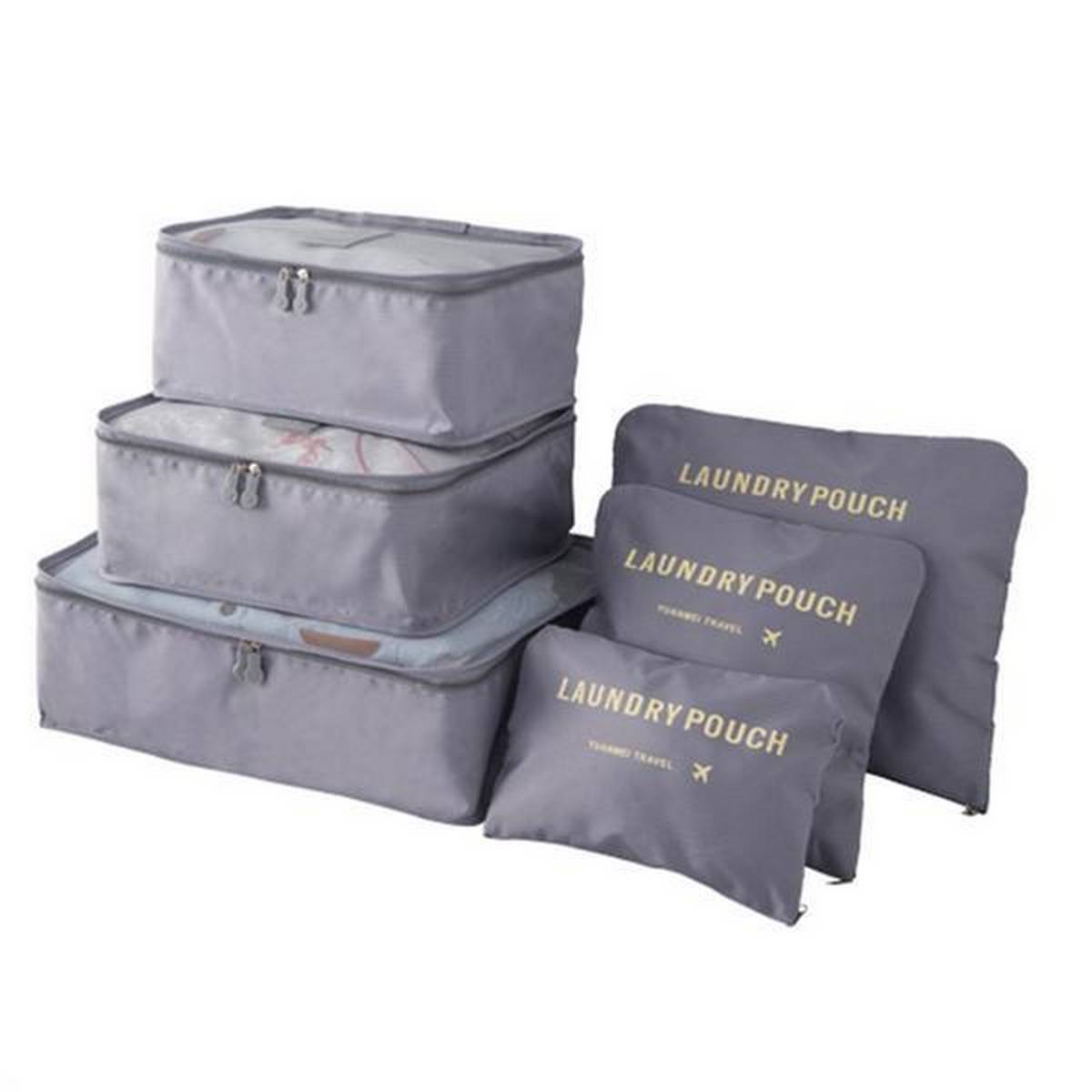 6pcs Travel Luggage Packing Cubes