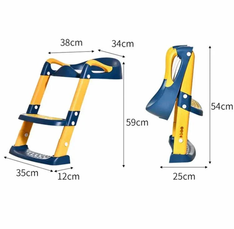 Foldable Step Stool for Kids with Handles