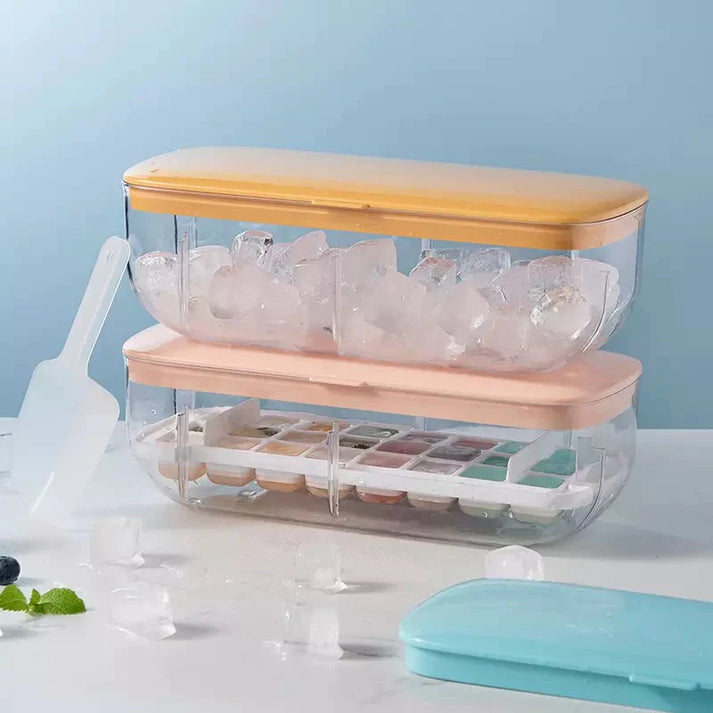 Press Type Ice Cube Maker