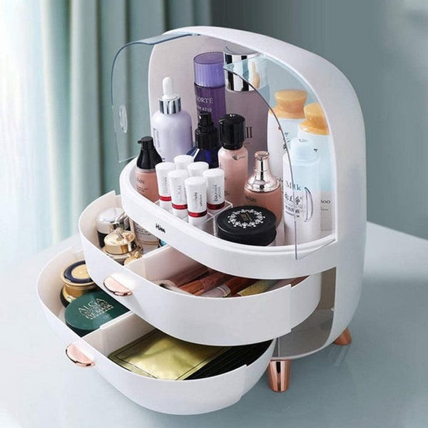 Organizer Desktop Display Rack With Drawer Jewelry Container