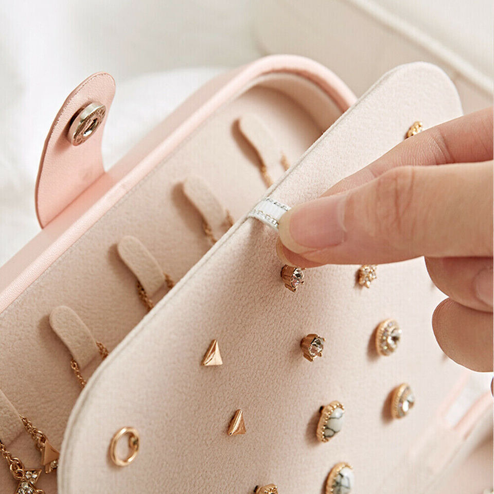 Mini Leather Jewellery Organizer Box