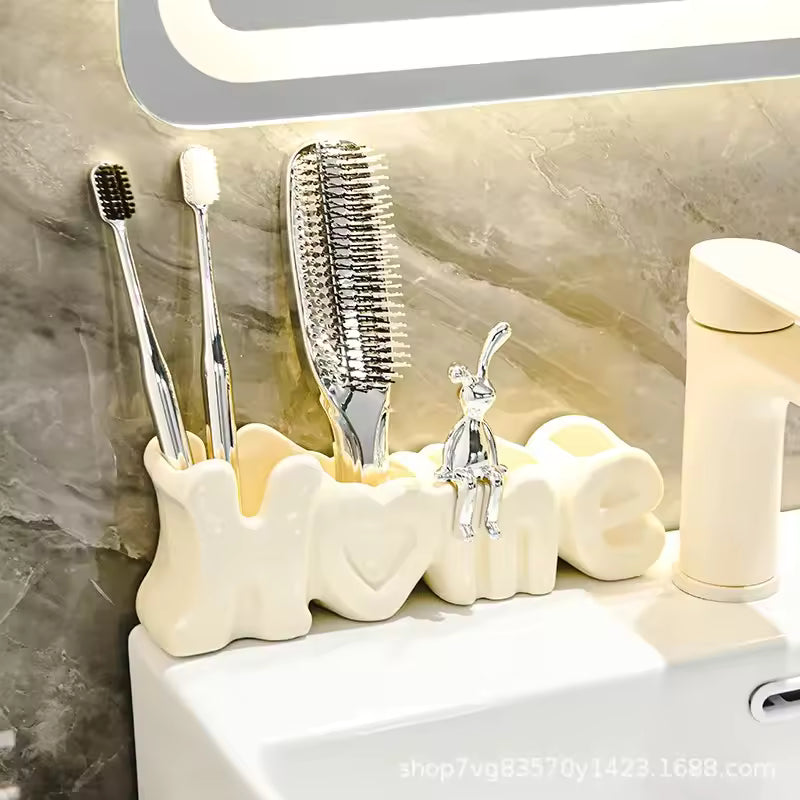 Luxury Toothbrush Holder for Bathroom Decor