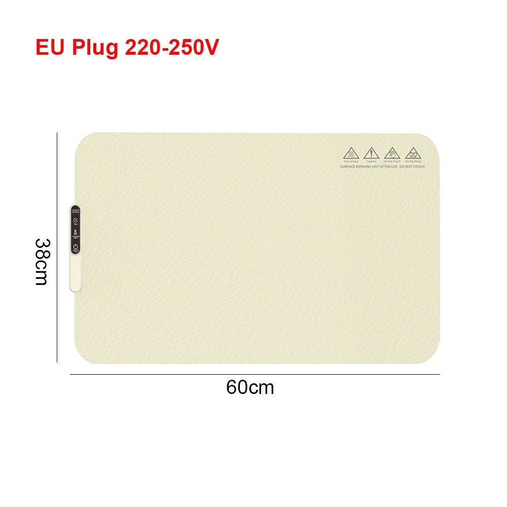 Electric Food Warming Tray – Fast Heating Foldable Silicone Mat for Meals & Coffee