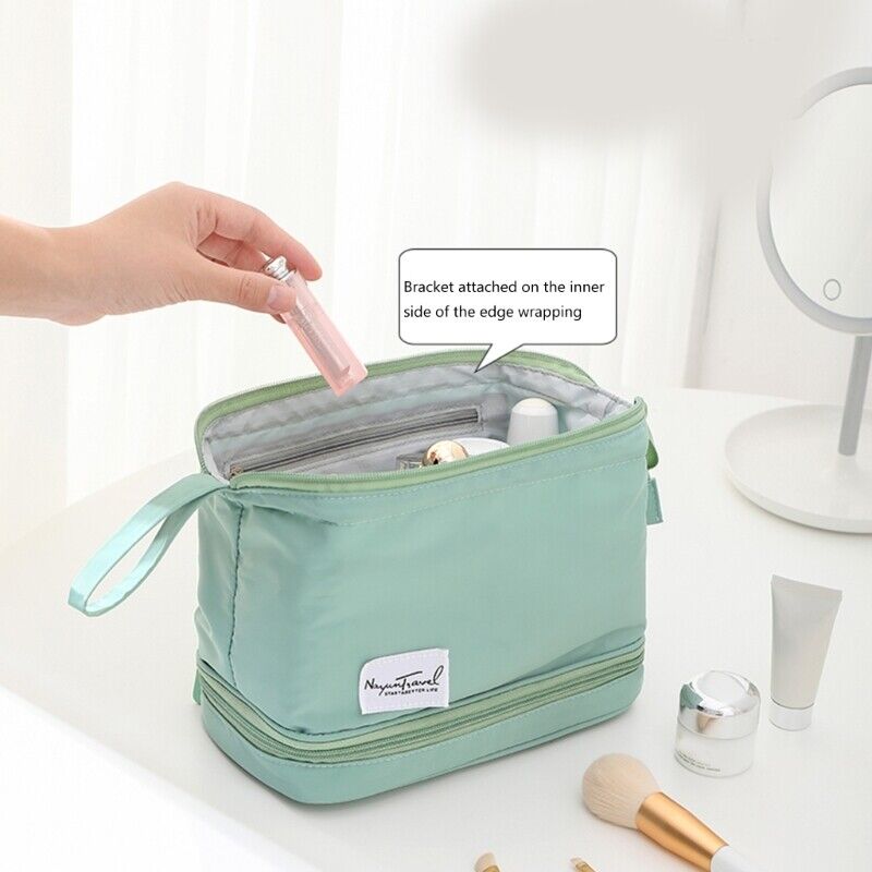 Large capacity cosmetic bag