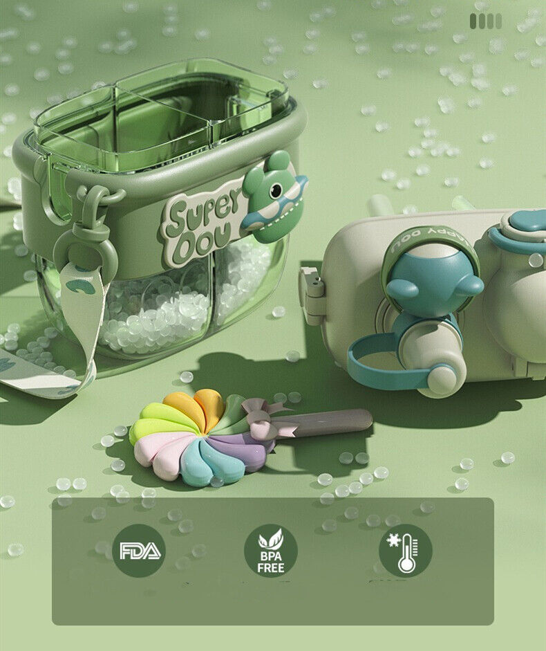 Kids Water Bottle Dual Compartment