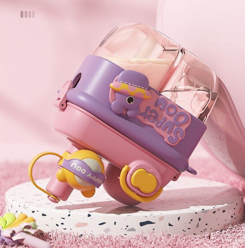 Kids Water Bottle Dual Compartment