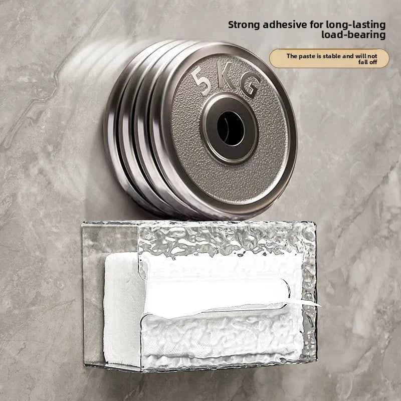 Glacier Pattern Wall-Mounted Tissue Box